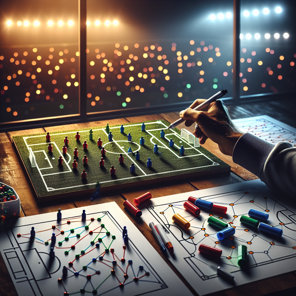 Тактическая доска с магнитами и теплокартами, успехи, ошибки и прогноз матча.